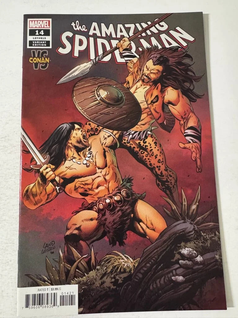 AMAZING SPIDER-MAN #14 Vol 5 NM Greg Land Conan Variant