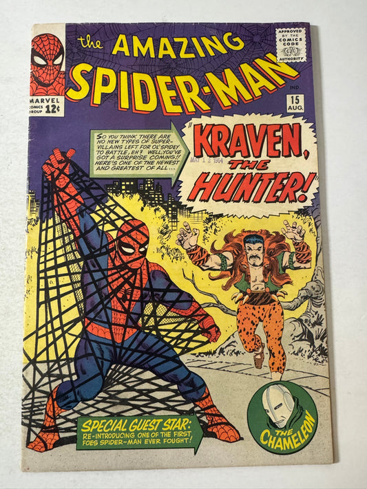 AMAZING SPIDER-MAN #15 FN- 1ST APPEARANCE