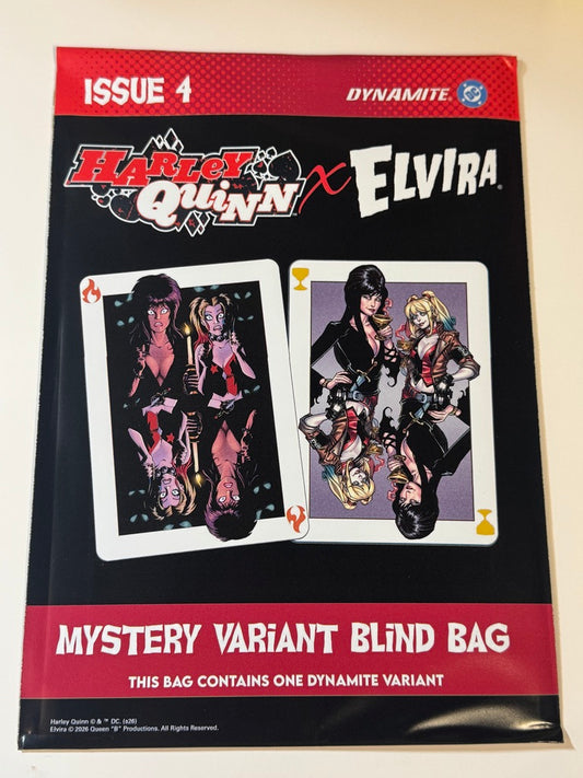 HARLEY QUINN X ELVIRA #4 NM Mystery Blind Bag Variant