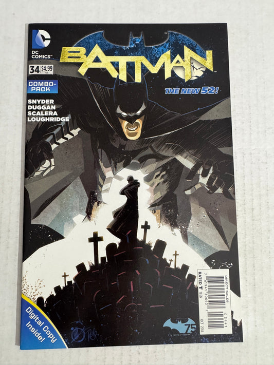 BATMAN #34 Vol 2 NM Greg Capullo Combo Pack Variant