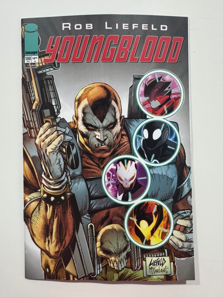 YOUNGBLOOD #100 NM 3rd Printing Rob Liefeld Massive-Verse (Gray)