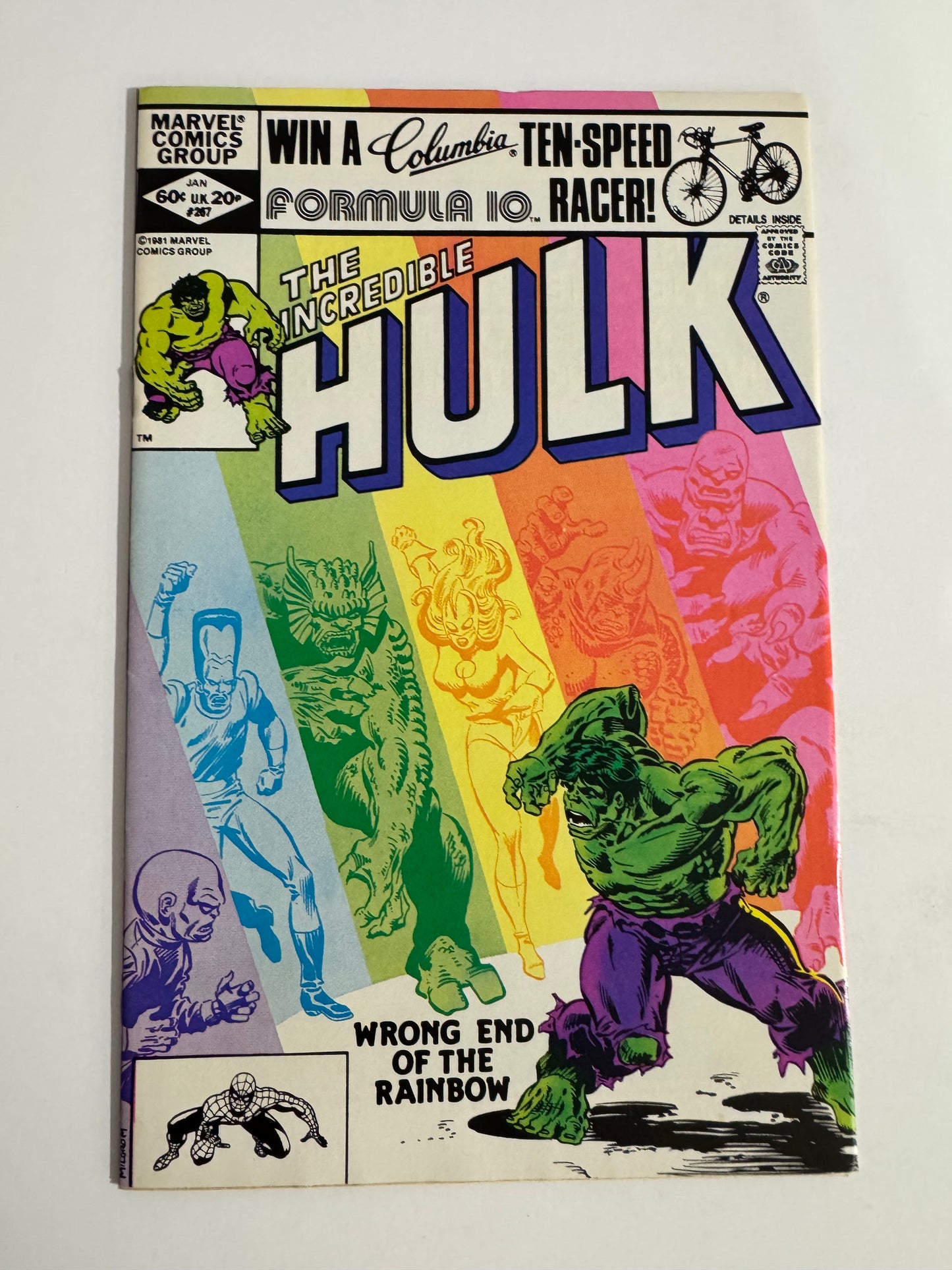 INCREDIBLE HULK #267 VF/NM 1ST APPEARNACE