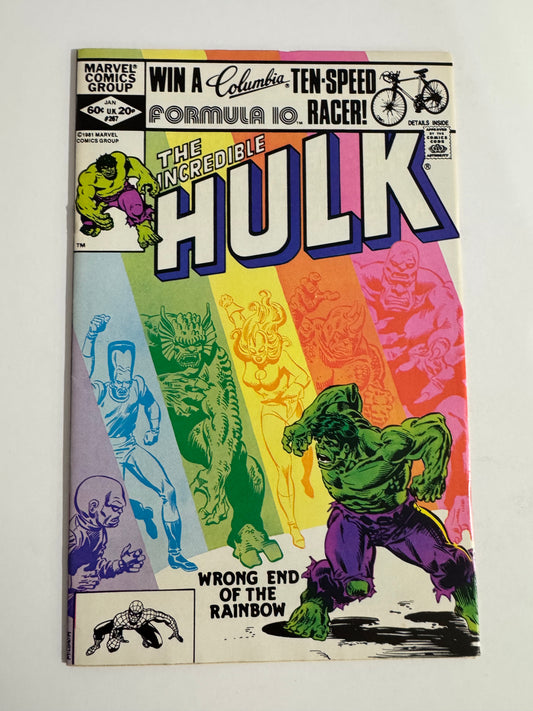 INCREDIBLE HULK #267 VF/NM 1ST APPEARNACE