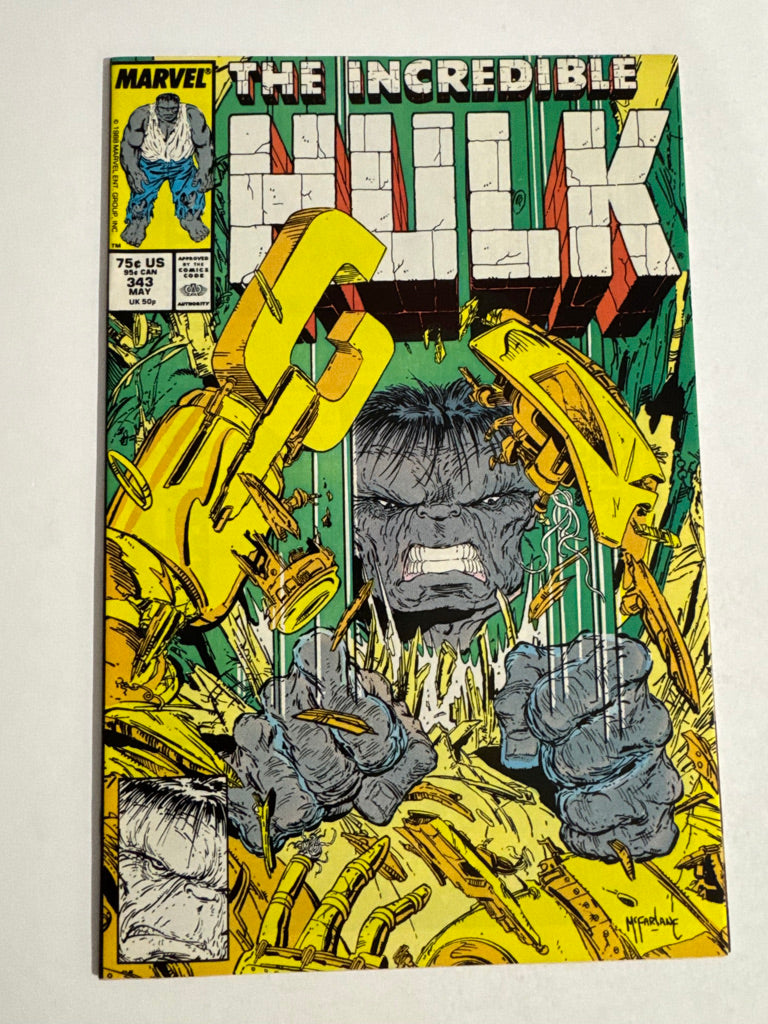 INCREDIBLE HULK #343 NM Todd McFarlane Cover