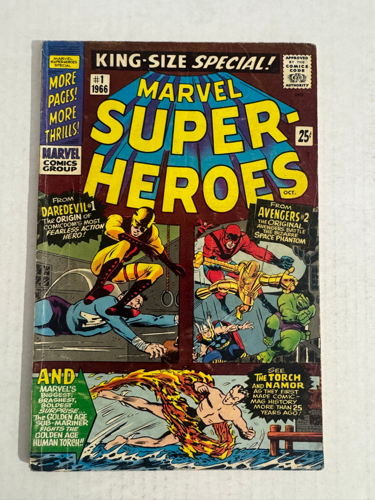 MARVEL SUPER-HEROES KING-SIZE SPECIAL #1 GD/VG