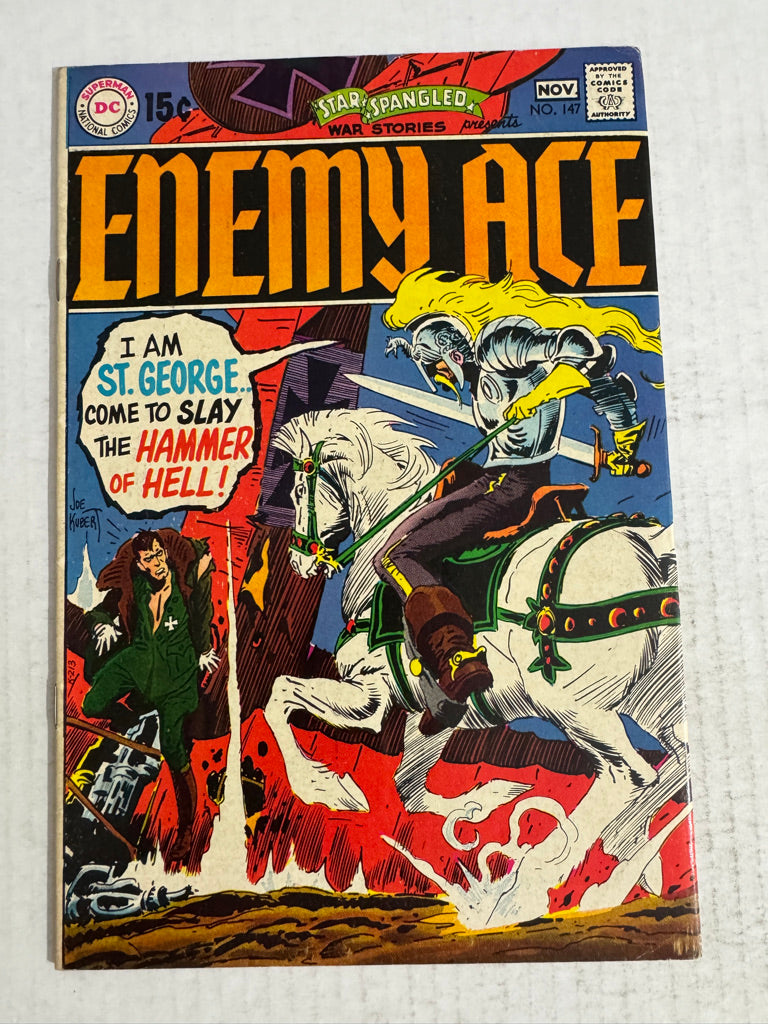 STAR SPANGLED WAR STORIES #147 FN/VF Joe Kubert Cover