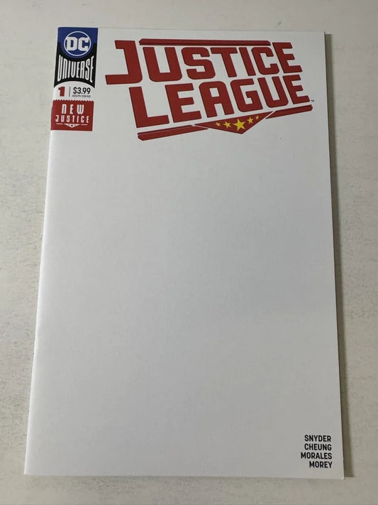 JUSTICE LEAGUE #1 Vol 4 NM- Blank Variant