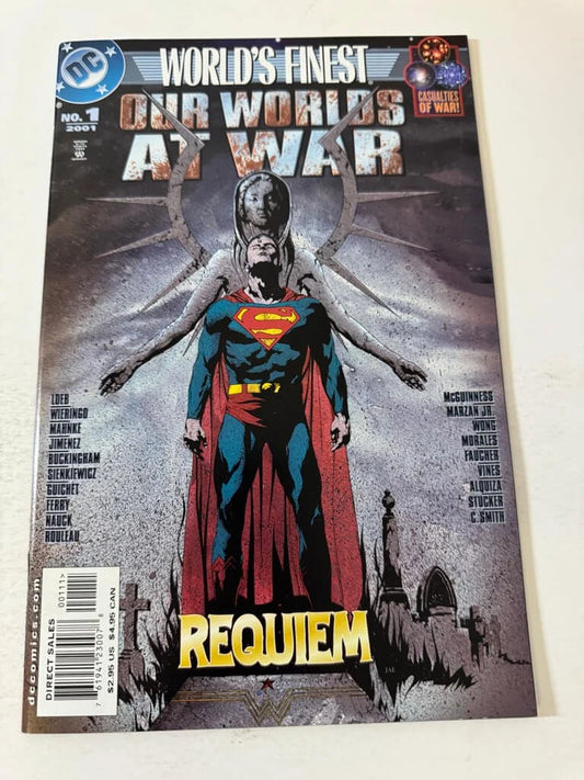 WORLD'S FINEST Our Worlds At War #1 Jae Lee Cover
