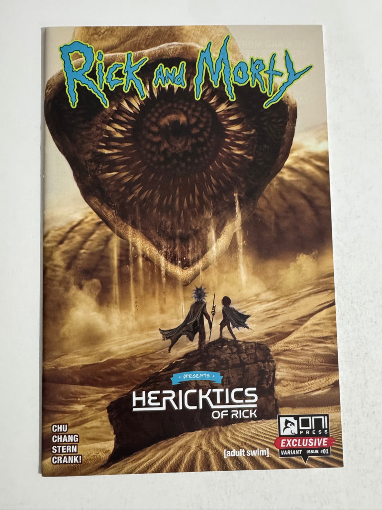 RICK AND MORTY PRESENTS HERICKTICS OF RICK #1 NM Gallagher Store Exclusive Variant LTD 300