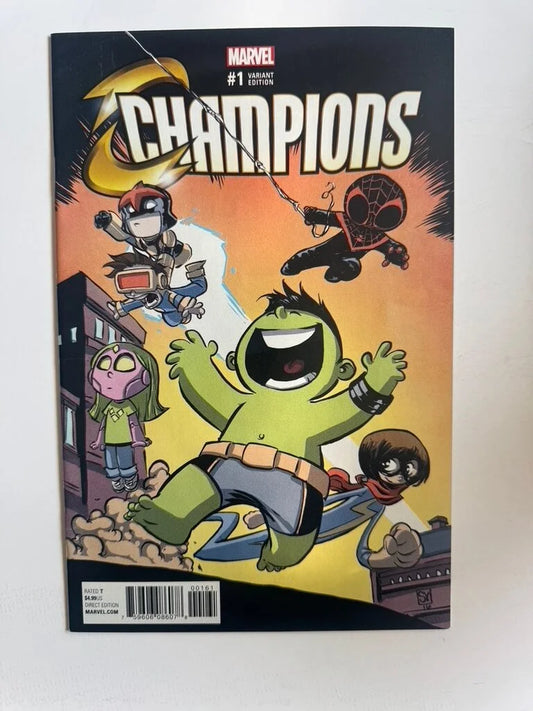CHAMPIONS #1 Vol 2 NM  Skottie Young Variant
