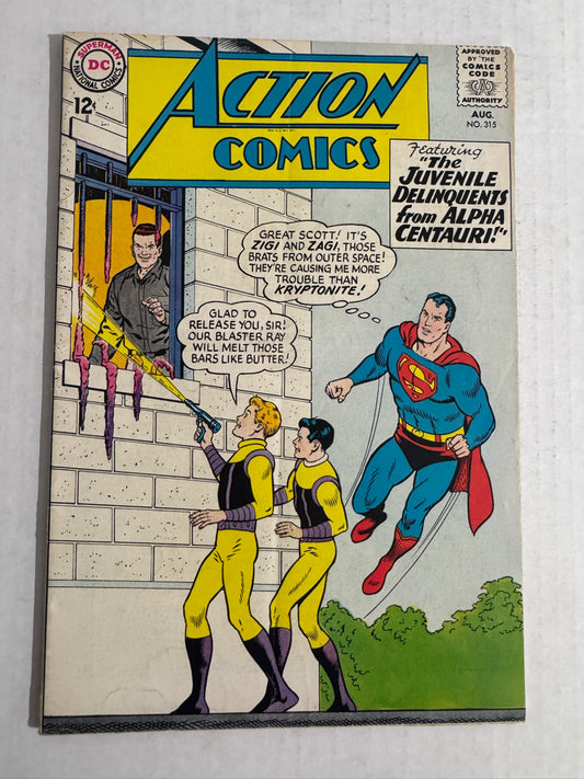 ACTION COMICS #315 VG/FN 1ST APPEARANCE