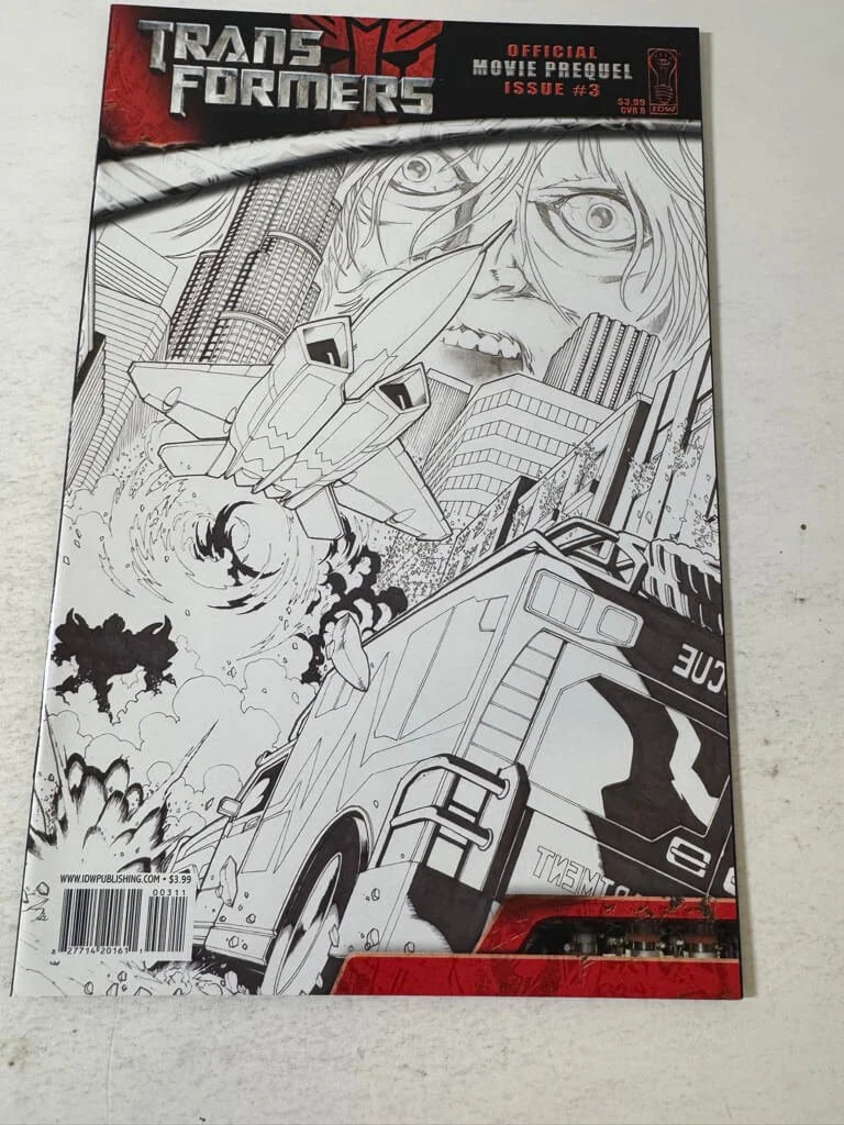 TRANSFORMERS Official Movie Prequel #3 NM B Variant