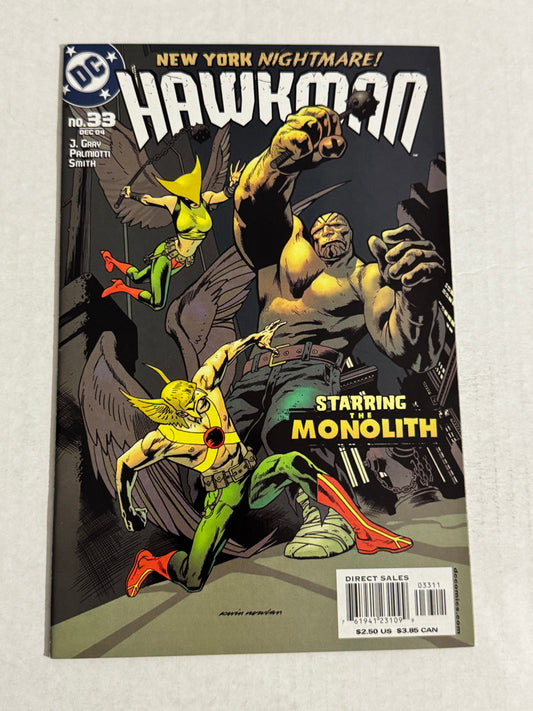 HAWKMAN #33 Vol 4 NM Kevin Nowlan Cover