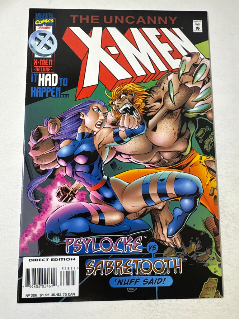 UNCANNY X-MEN #328 NM- Joe Madureira Cover