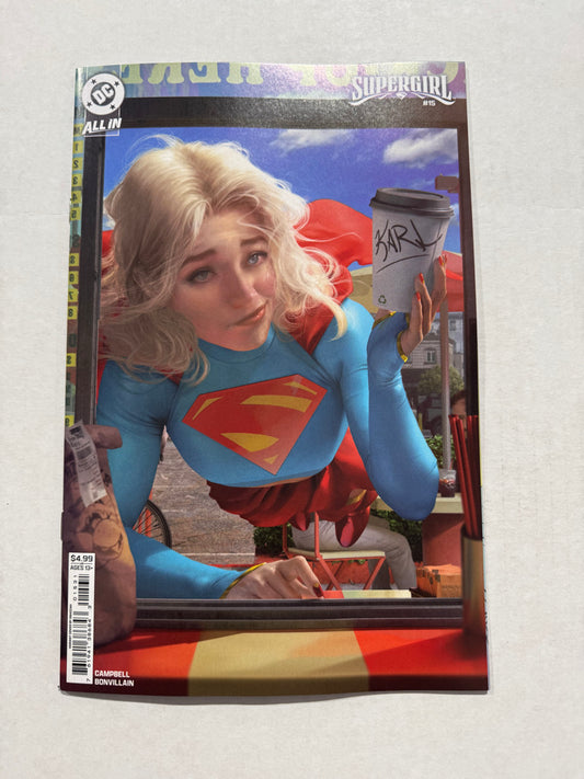 SUPERGIRL #15 NM Vol 8 Rahzzah Variant