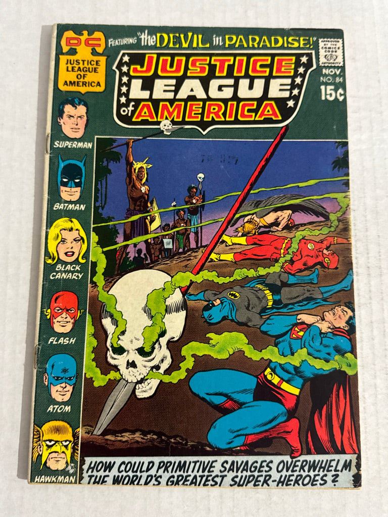 JUSTICE LEAGUE OF AMERICA #84 VG
