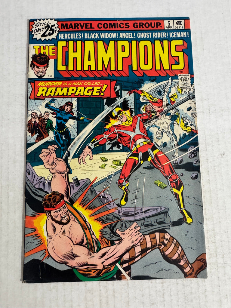 THE CHAMPIONS #5 VG/FN 1ST APPEARANCE