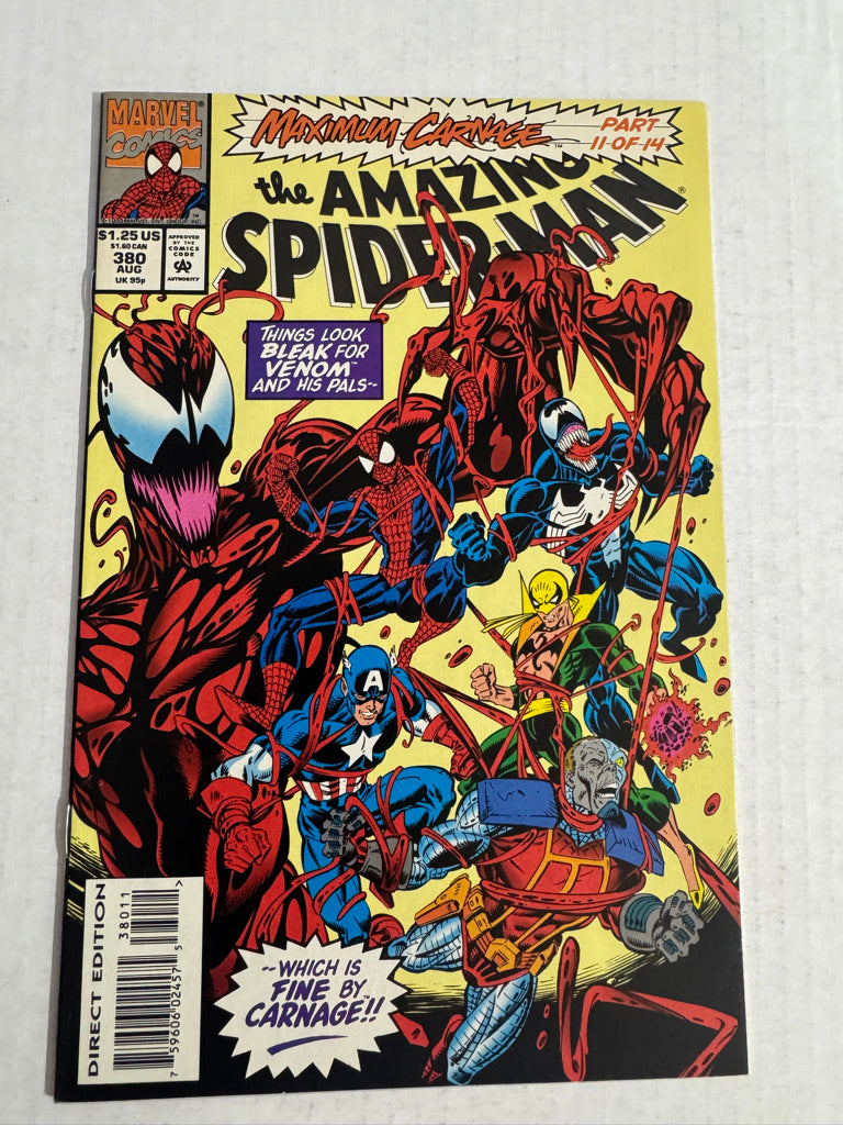 AMAZING SPIDER-MAN #380 NM- Mark Bagley Cover