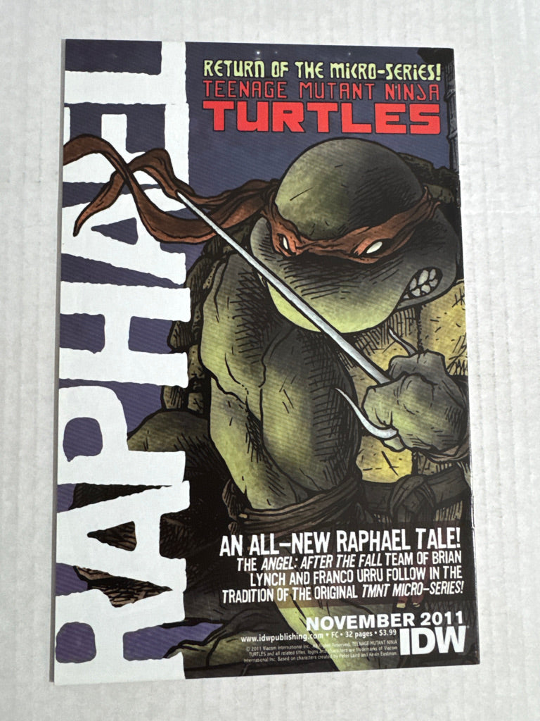 TEENAGE MUTANT NINJA TURTLES #1 NM 3rd Print Kevin Eastman Sketch Variant