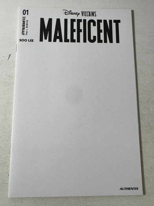 DISNEY VILLAINS : MALEFICENT #1 NM Blank Sketch Variant