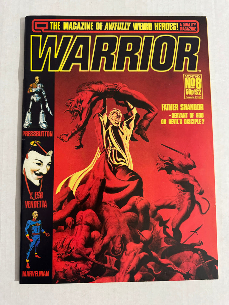 WARRIOR MAGAZINE #8 VF+