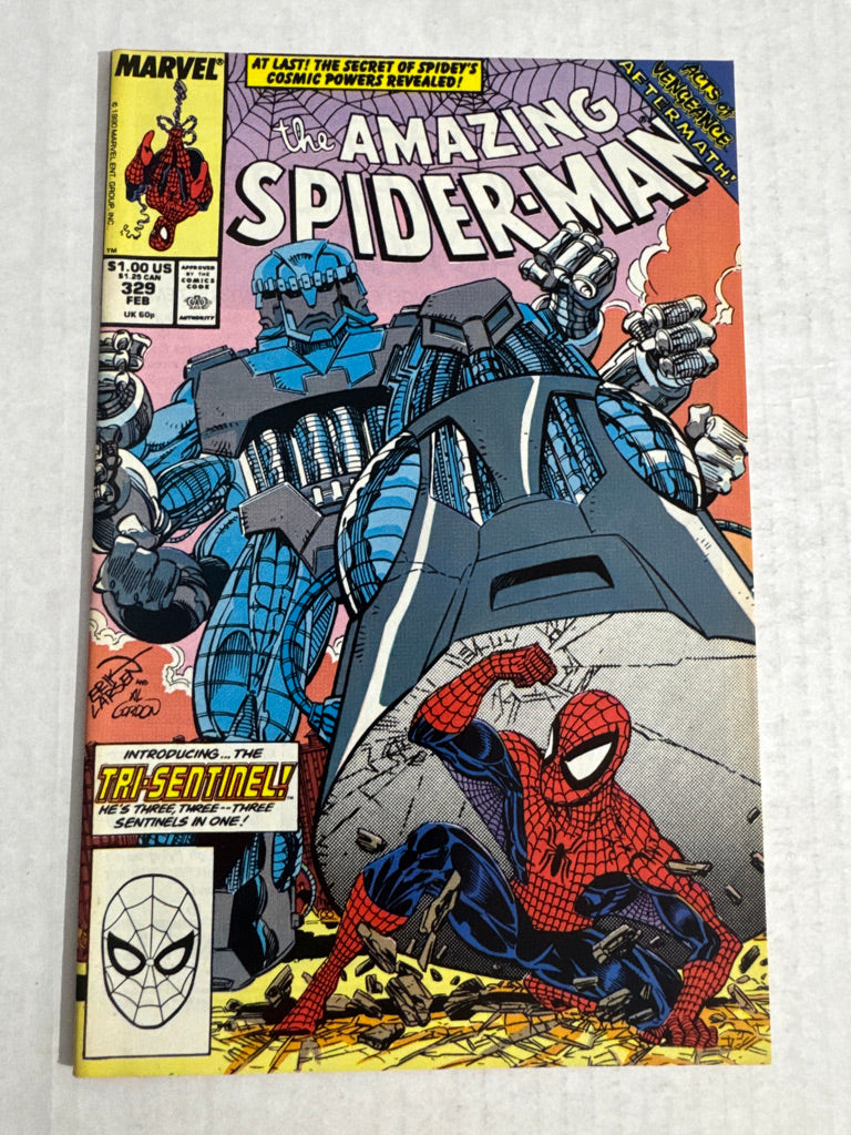 AMAZING SPIDER-MAN #329 VF/NM Erik Larsen Cover