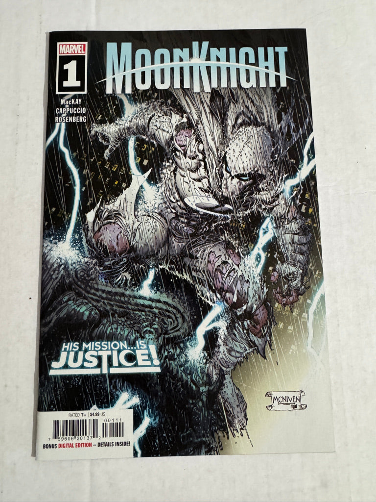MOON KNIGHT #1 NM Steve McNiven Variant 1ST APPEARANCE