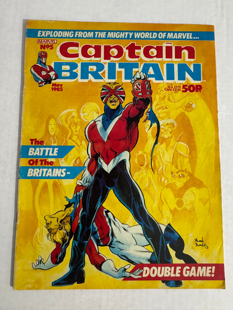 CAPTAIN BRITAIN #5 VG+ UK