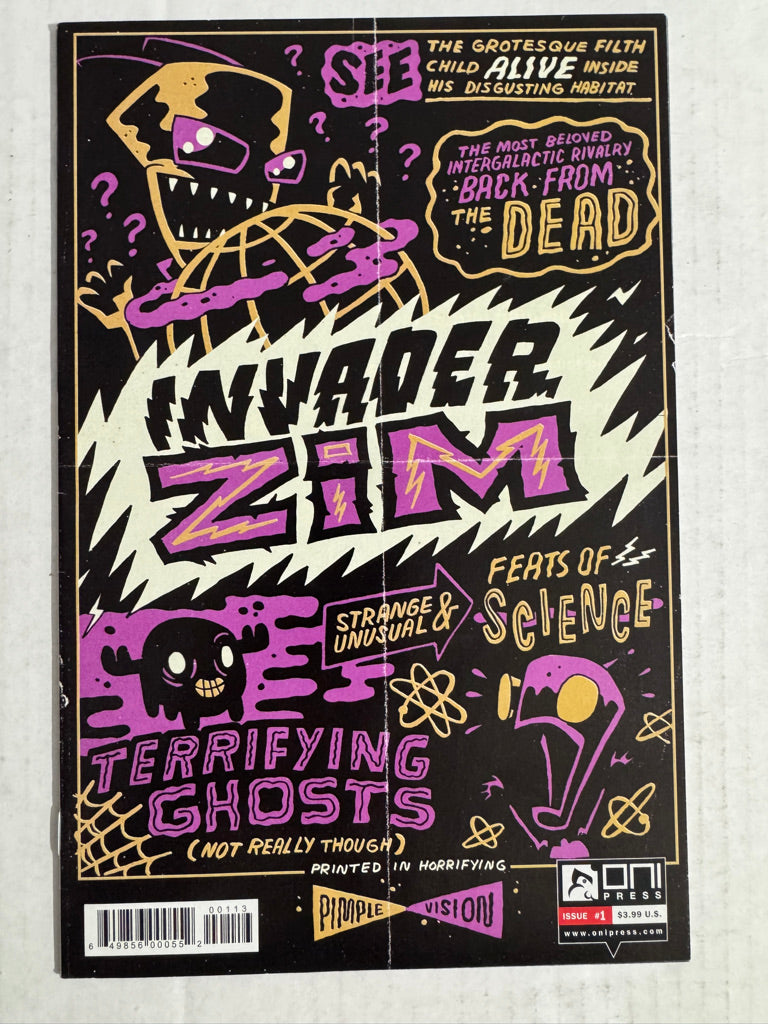 INVADER ZIM #1 NM- 3rd Print Variant