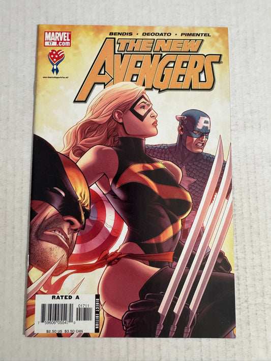 NEW AVENGERS #17 NM Steve McNiven Cover