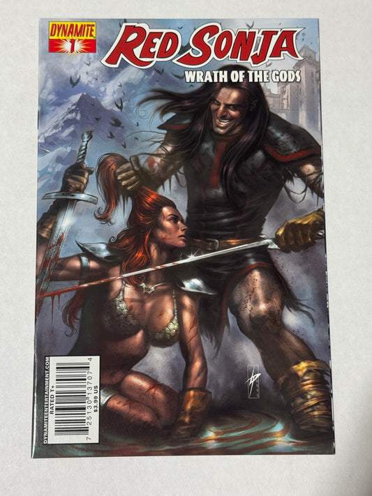 RED SONJA Wrath of The Gods #1 NM Lucio Parrillo Cover