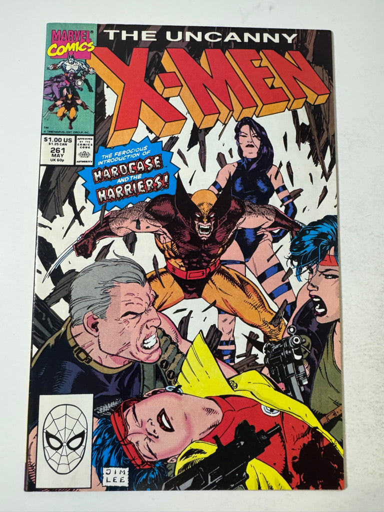 UNCANNY X-MEN #261 VF/NM Jim Lee Cover
