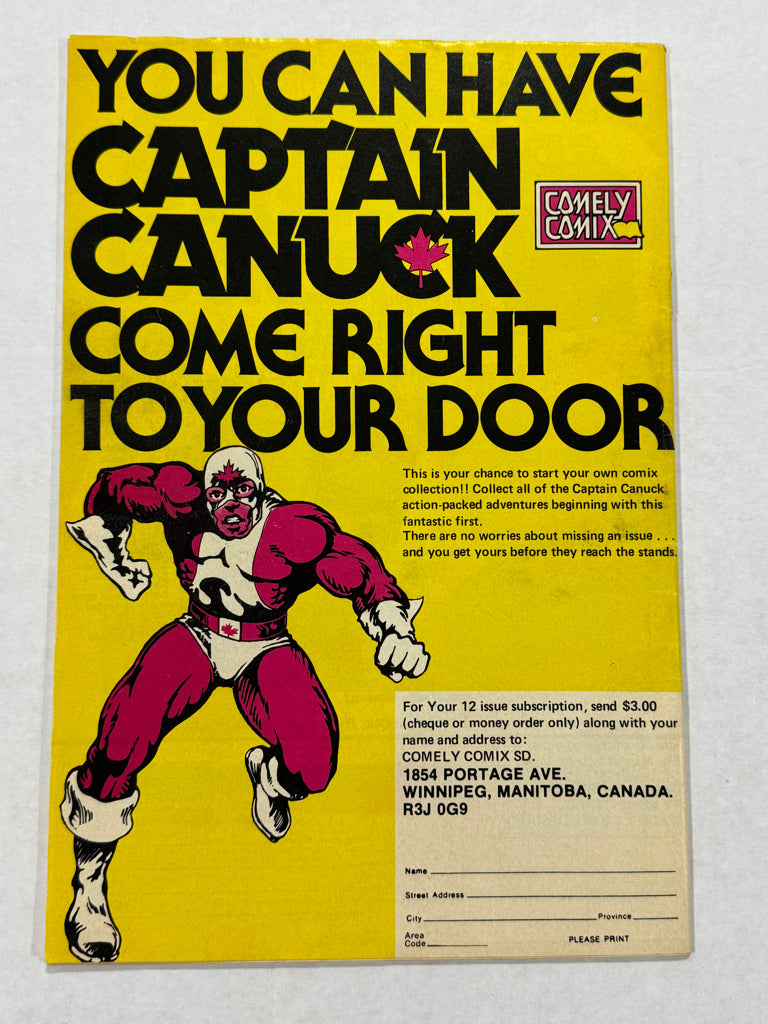 CAPTAIN CANUCK #1 FN 1ST APPEARANCE