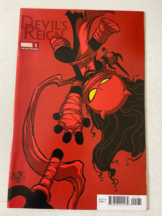 DEVIL'S REIGN #1 VF/NM Skottie Young Variant