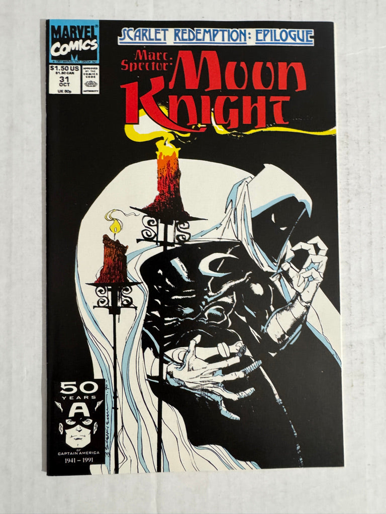 MARC SPECTOR: MOON KNIGHT #31 NM Bill Sienkiewicz Cover