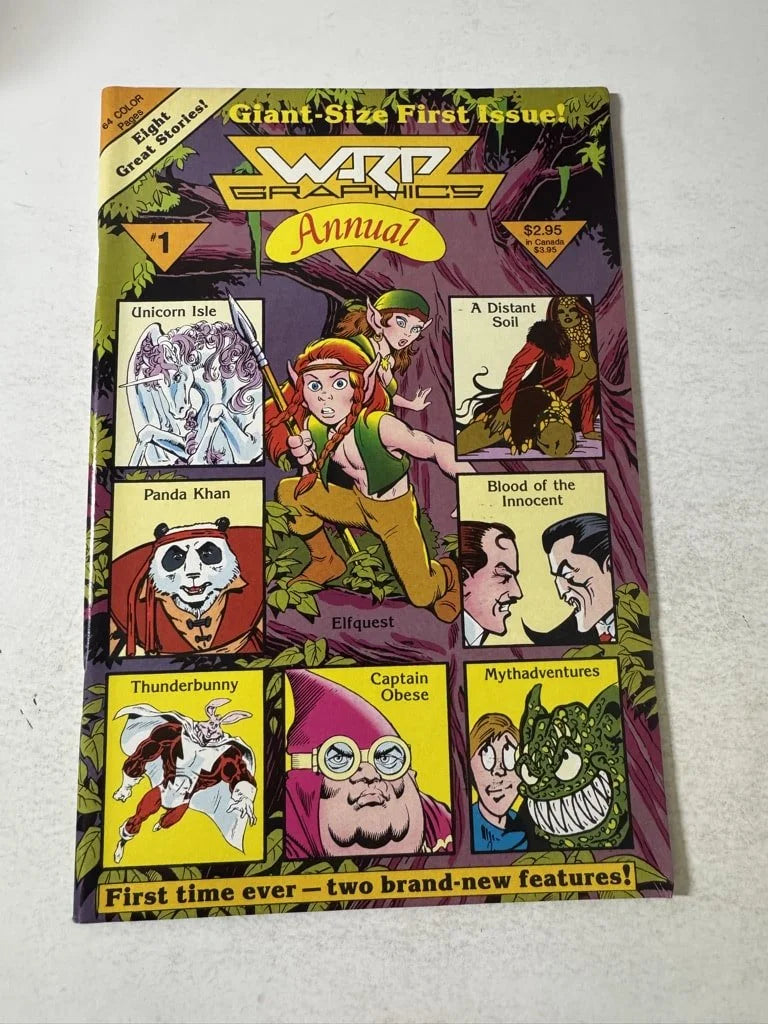 WARP GRAPHICS ANNUAL #1 VF/NM