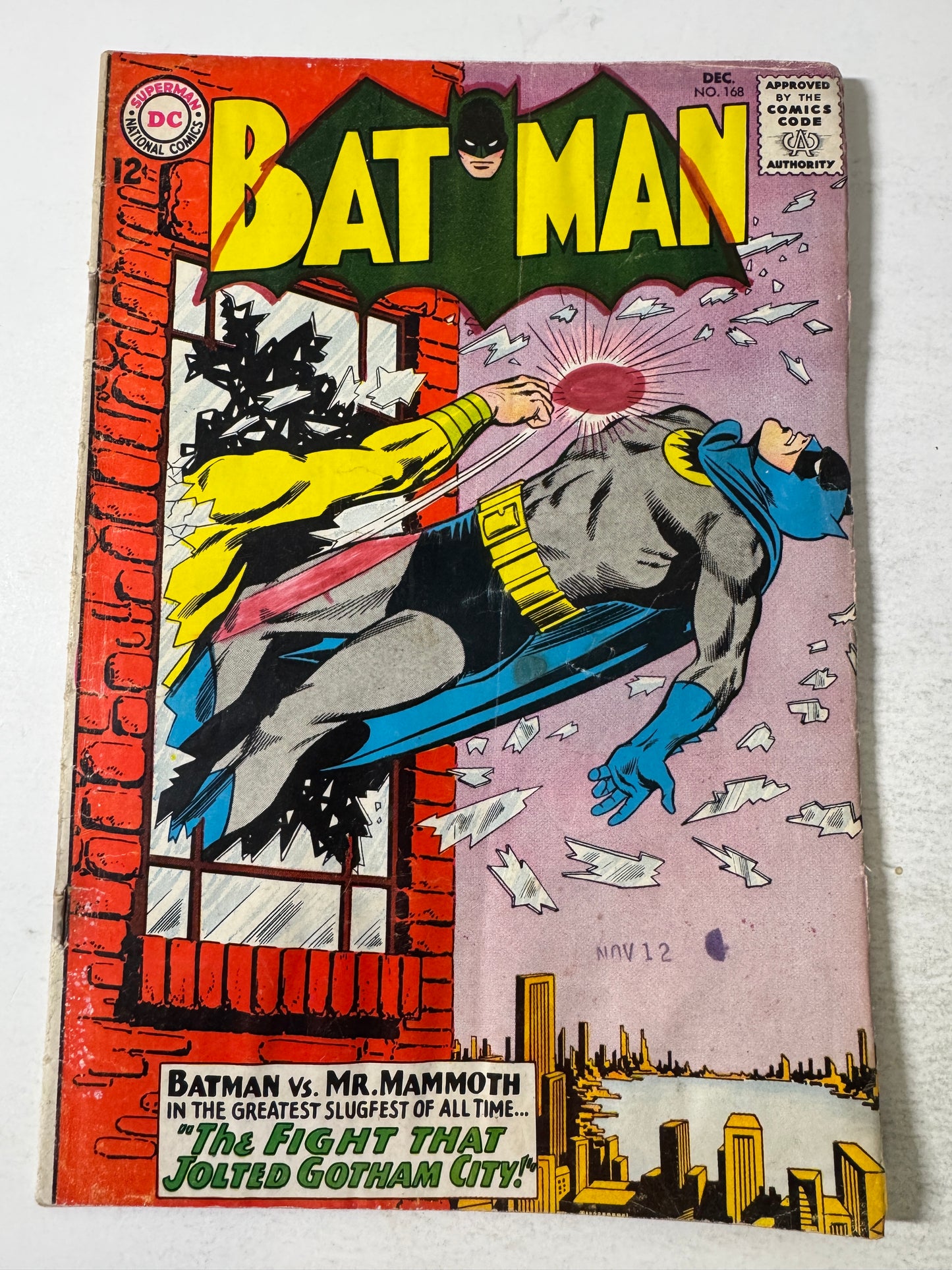 BATMAN #168 FR/GD