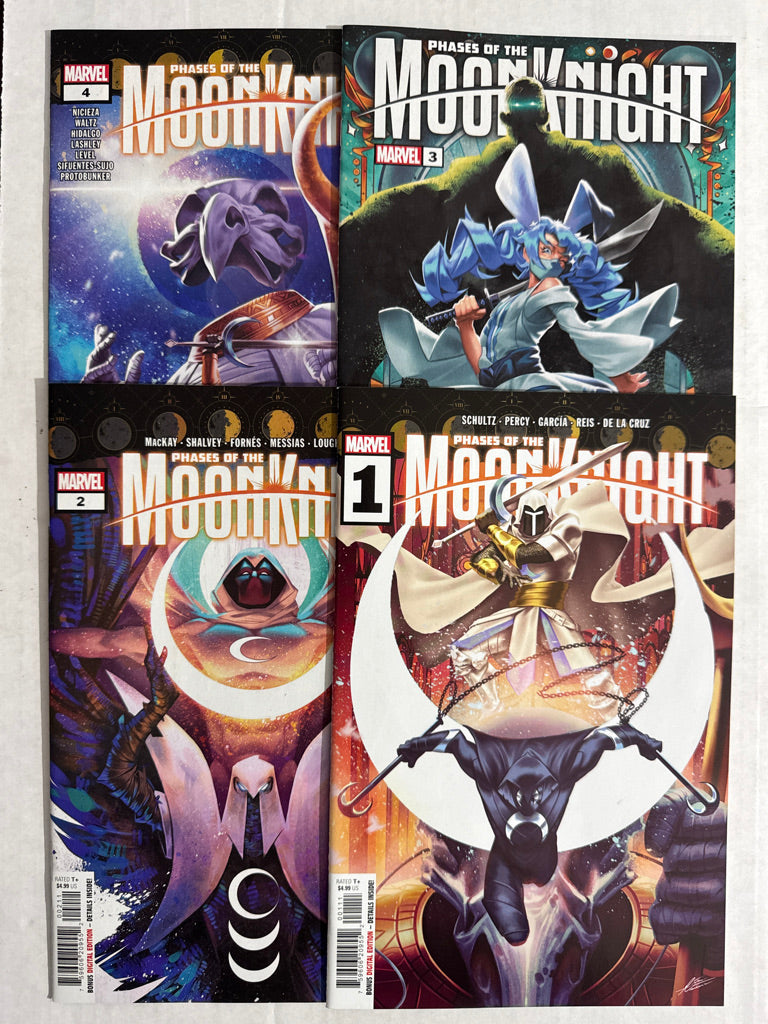 PHASES OF THE MOON KNIGHT #1-4 NM SET 1ST APPEARANCE