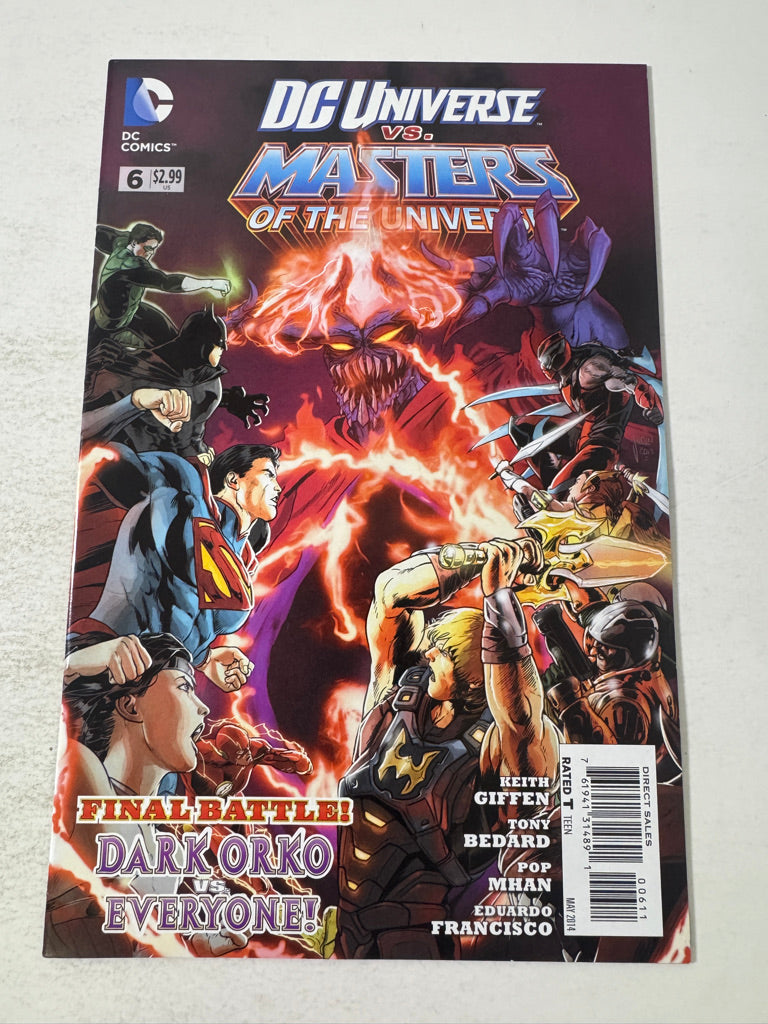 DC UNIVERSE VS MASTERS OF THE UNIVERSE #6 NM-