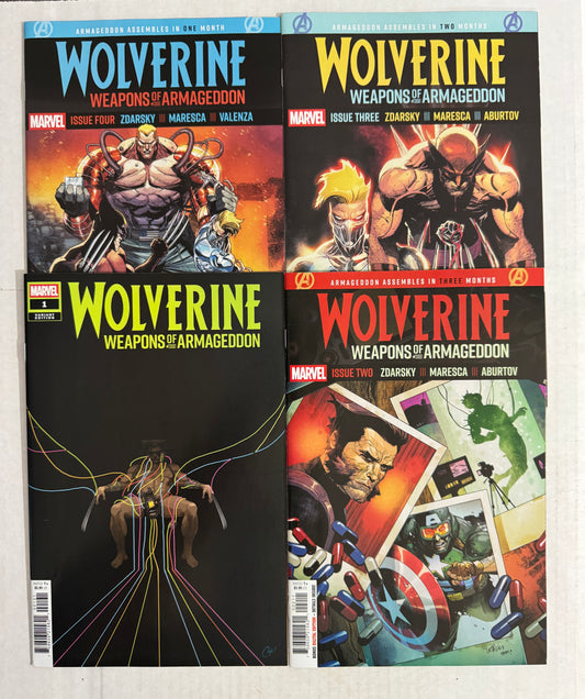 WOLVERINE WEAPONS OF ARMAGEDDON #1-4 NM SET