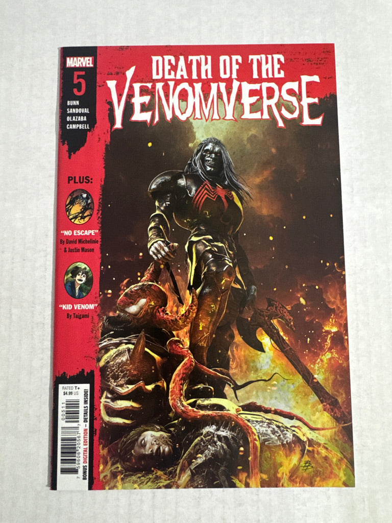 DEATH OF VENOMVERSE #5 NM Bjorn Barends Cover