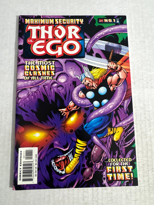 MAXIMUM SECURITY Thor Vs Ego #1 NM