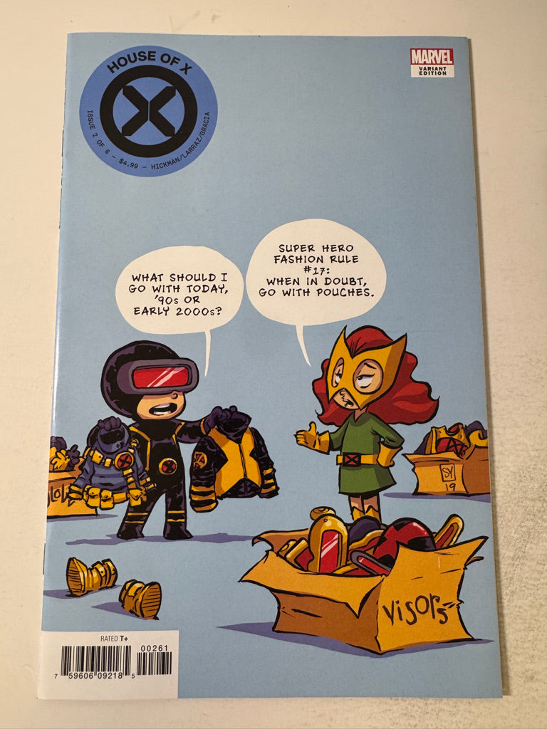 HOUSE OF X #2 NM Skottie Young Variant