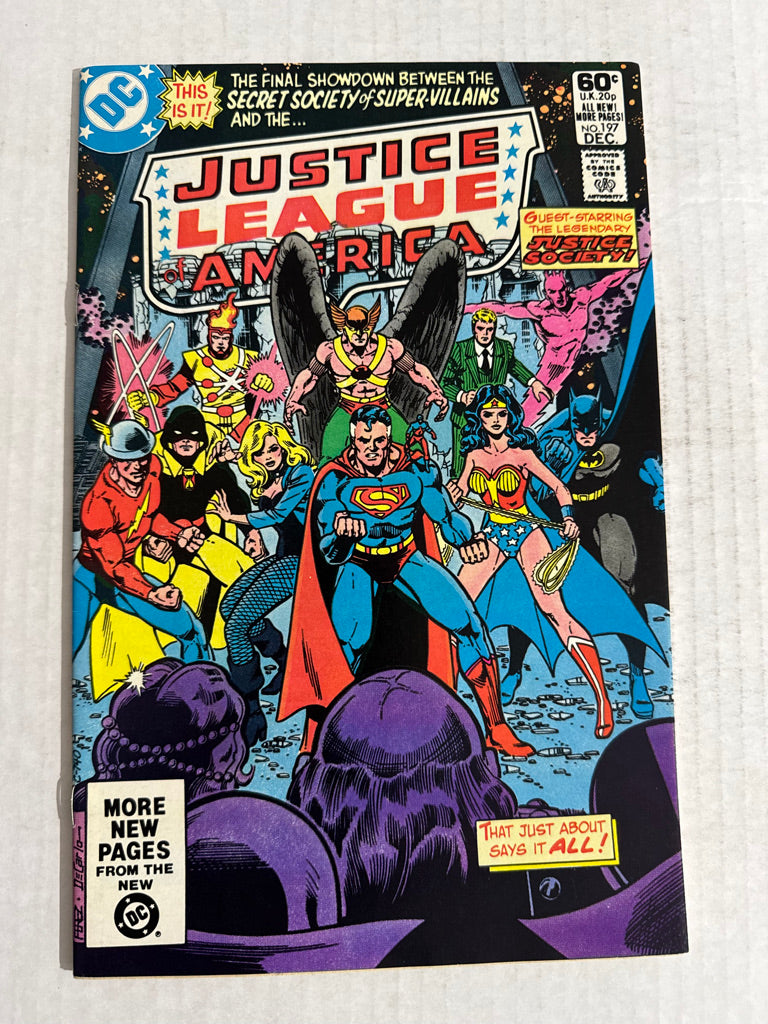 JUSTICE LEAGUE OF AMERICA #197 NM- George Perez Cover