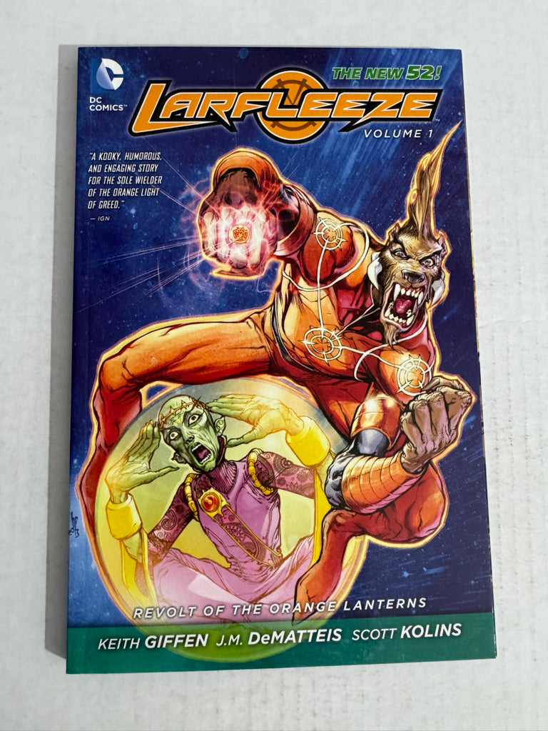 LARFLEEZE Vol 1 Revolt of The Orange Lanterns TPB OOP