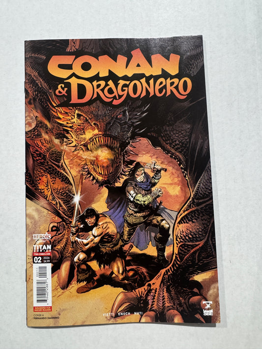 CONAN & DRAGONERO #2 NM