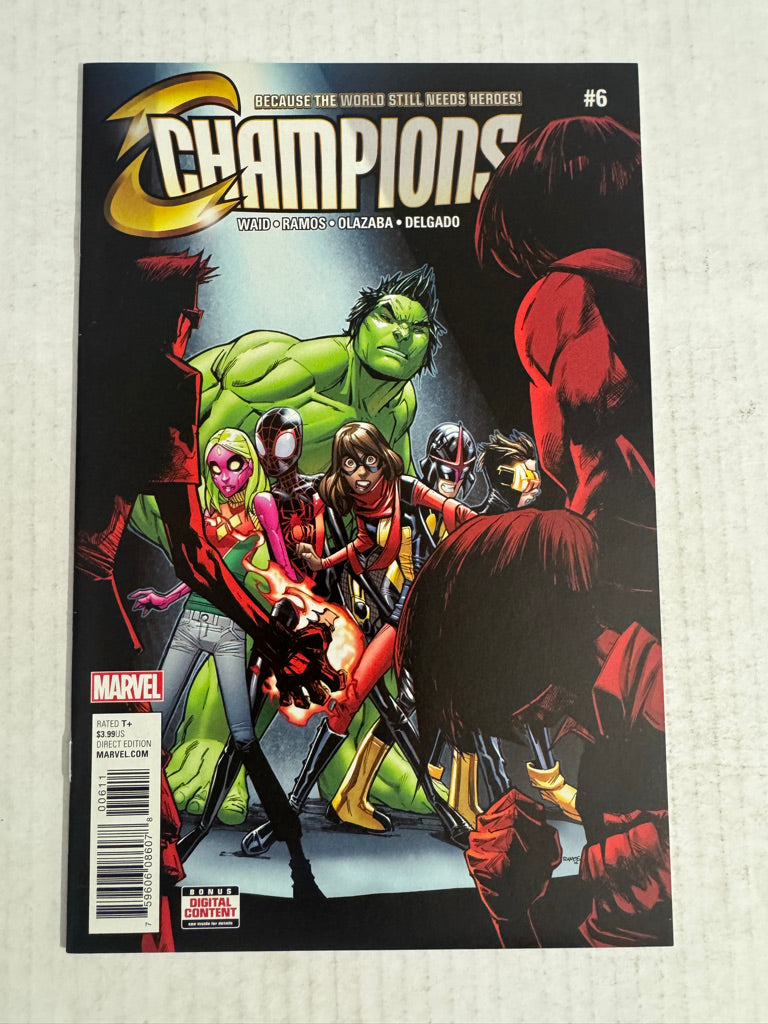 THE CHAMPIONS #6 Vol 2 NM Humberto Ramos Cover