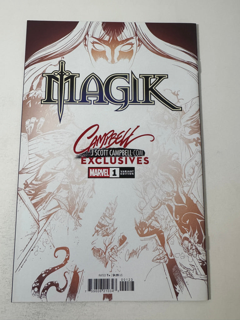 MAGIK #1 NM J Scott Campbell Store Exclusive Variant