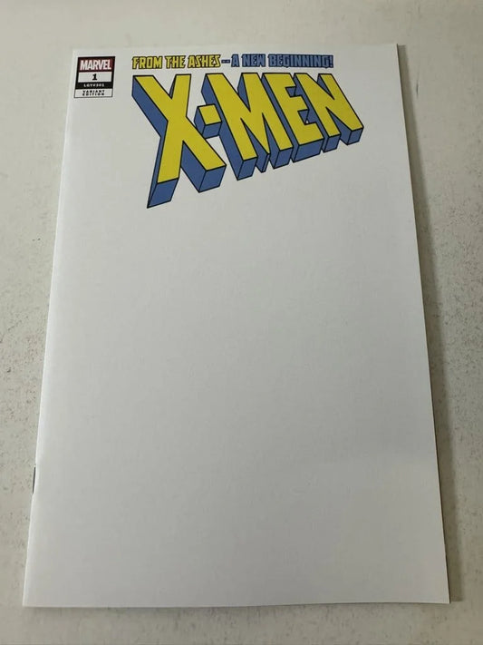 X-MEN #1 Vol 6  NM Blank Variant