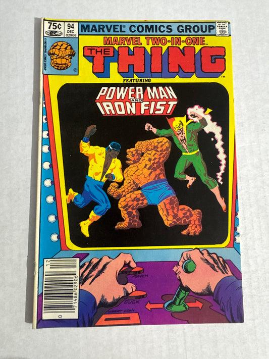 MARVEL TWO-IN-ONE #94 FN/VF CANADIAN PRICE VARIANT